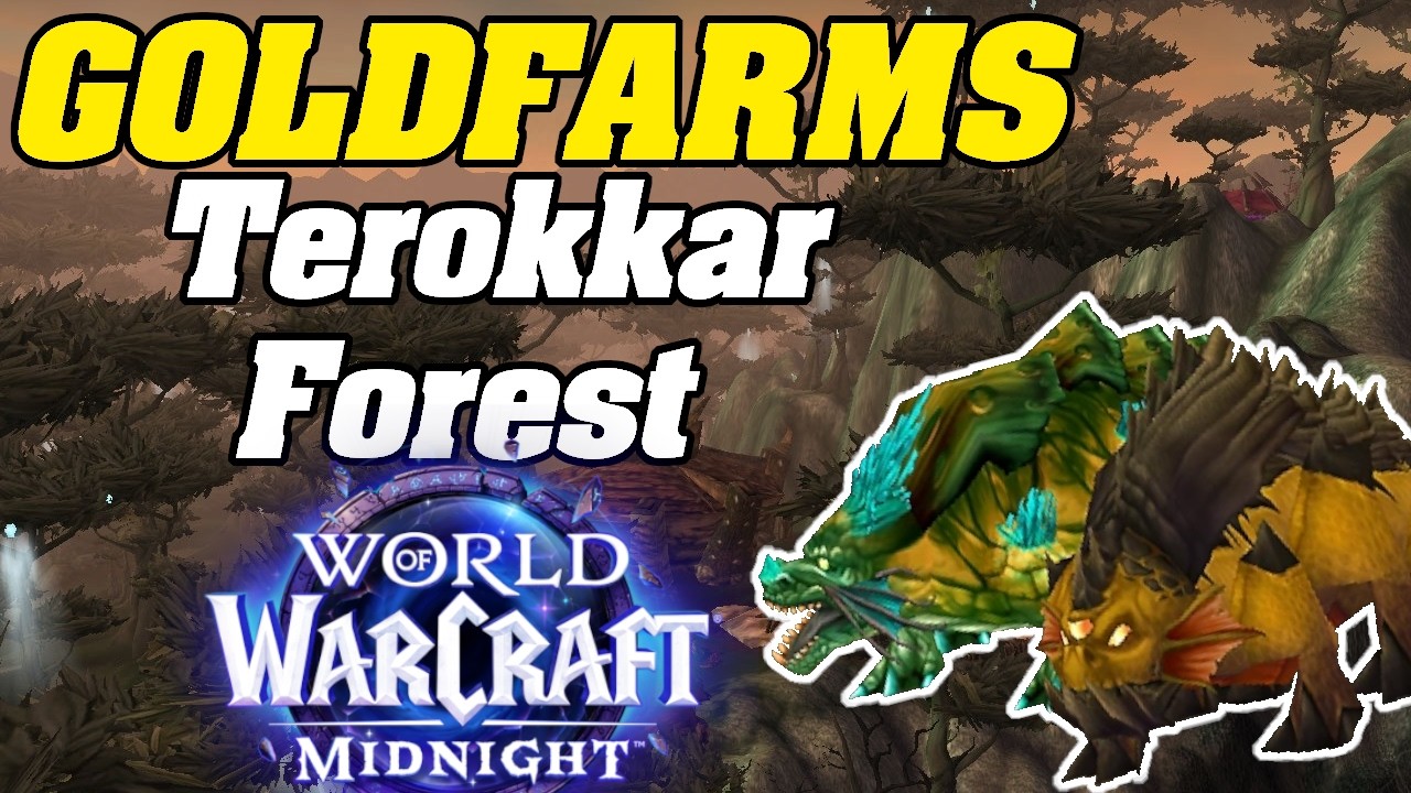 СЕКРЕТНЫЕ способы фарма золота в Тероккаре! Midnight WoW