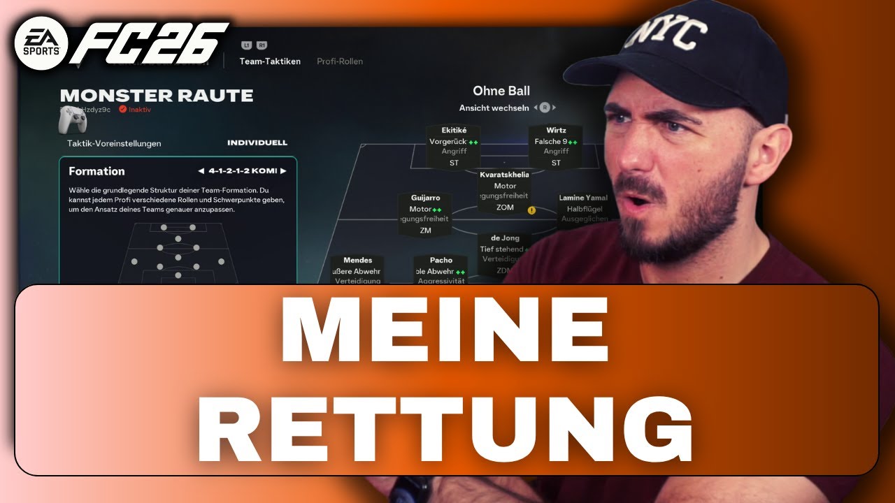 UNFASSBAR ❗️ DIESE TAKTIK HAT MICH GERETTET | FC 26 TACTICS TUTORIAL