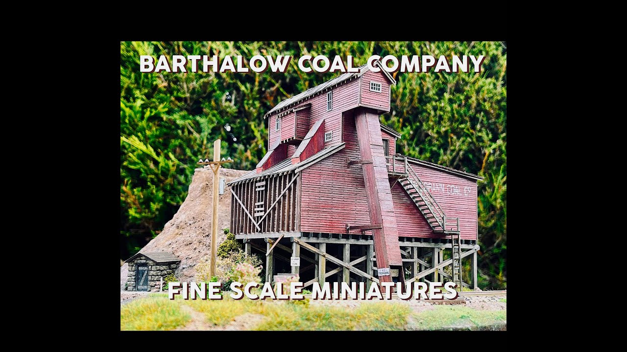 Miniature Coal Building | Fine Scale Miniatures