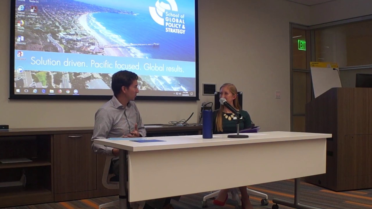 UCSD Social Entrepreneurship Talk - School of Global Policy and Strategy