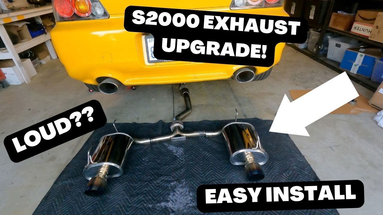 MUST UPGRADE Honda S2000 invidia Q300 Exhaust Upgrade! TITANIUM TIPS!