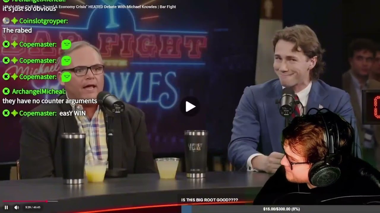 Wurzelroot reacts to the Steve Deace vs. Kai Clips Bar Fight debate