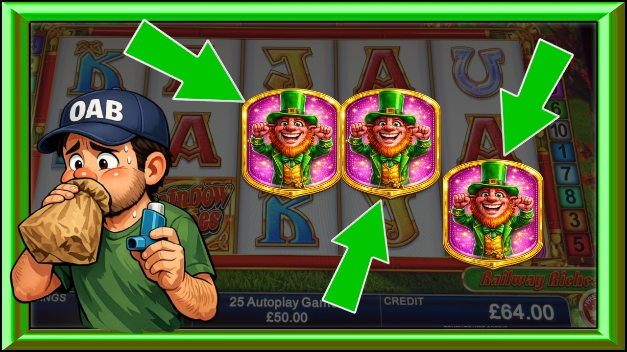 BIG SLOT SESSION | Rainbow Riches Treasure Train & Loads More &pound;500 SLOTS!