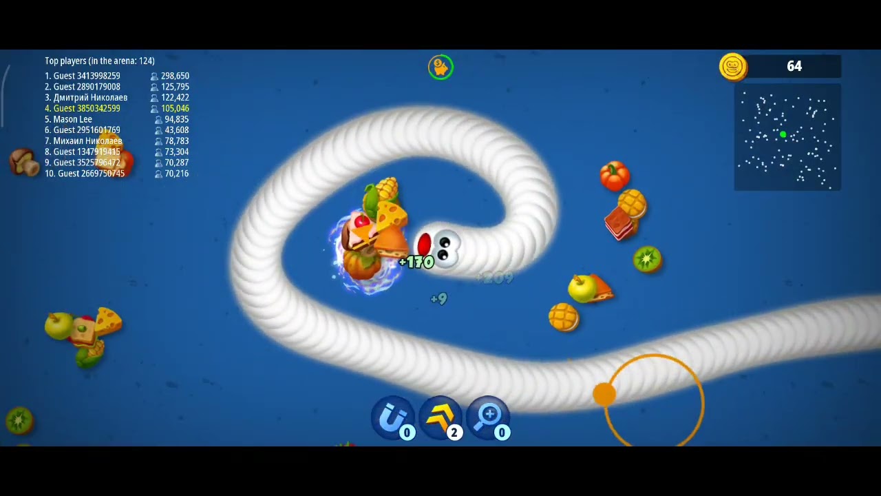 Snake game warmzone