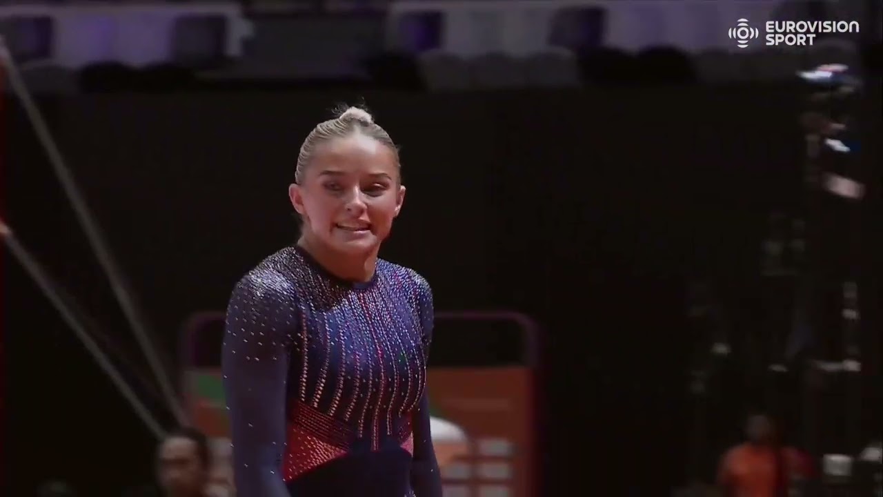 Ruby Evans. 2025 World Championships. EF. FX