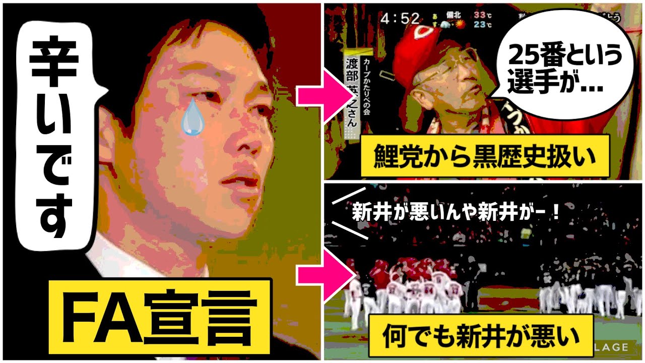 新井カープが負けるとトレンドになりそうな「辛いです」「新井が悪い」を徹底解説