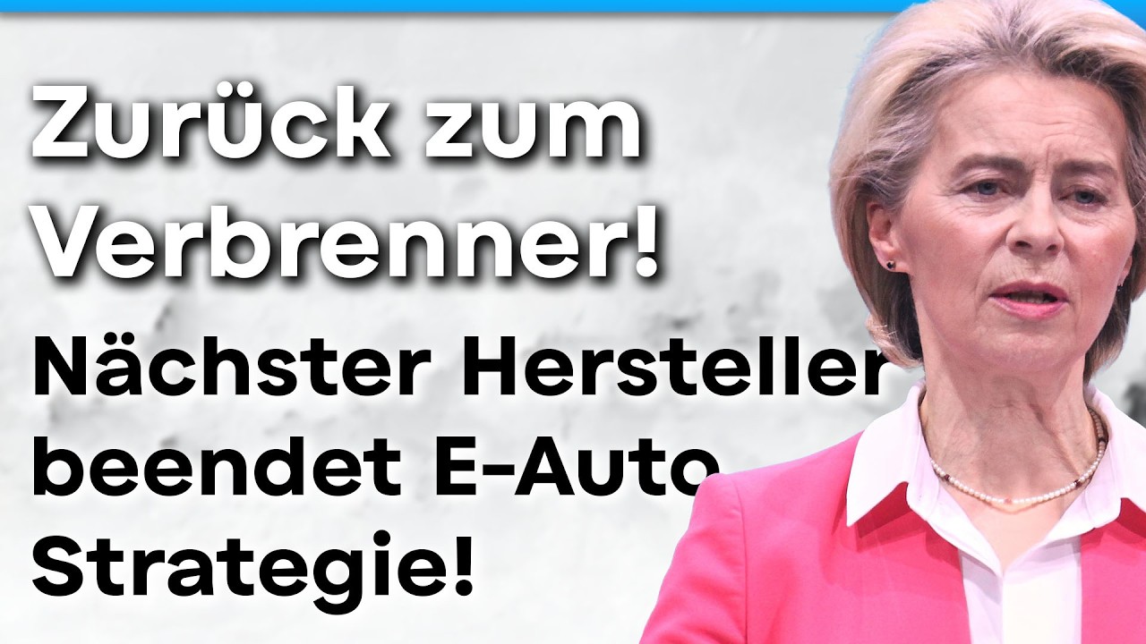 💥N&auml;chster Hersteller kehrt zum Verbrenner zur&uuml;ck: Elektroautos gescheitert