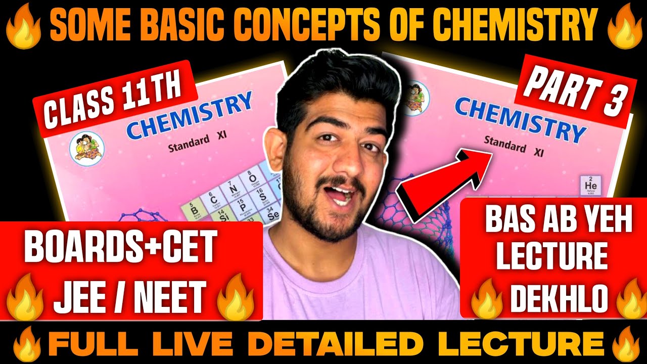 some basic concepts of chemistry class 11 one shot | MAHARASHTRA BOARD | PART 3 | 2024 - 2025