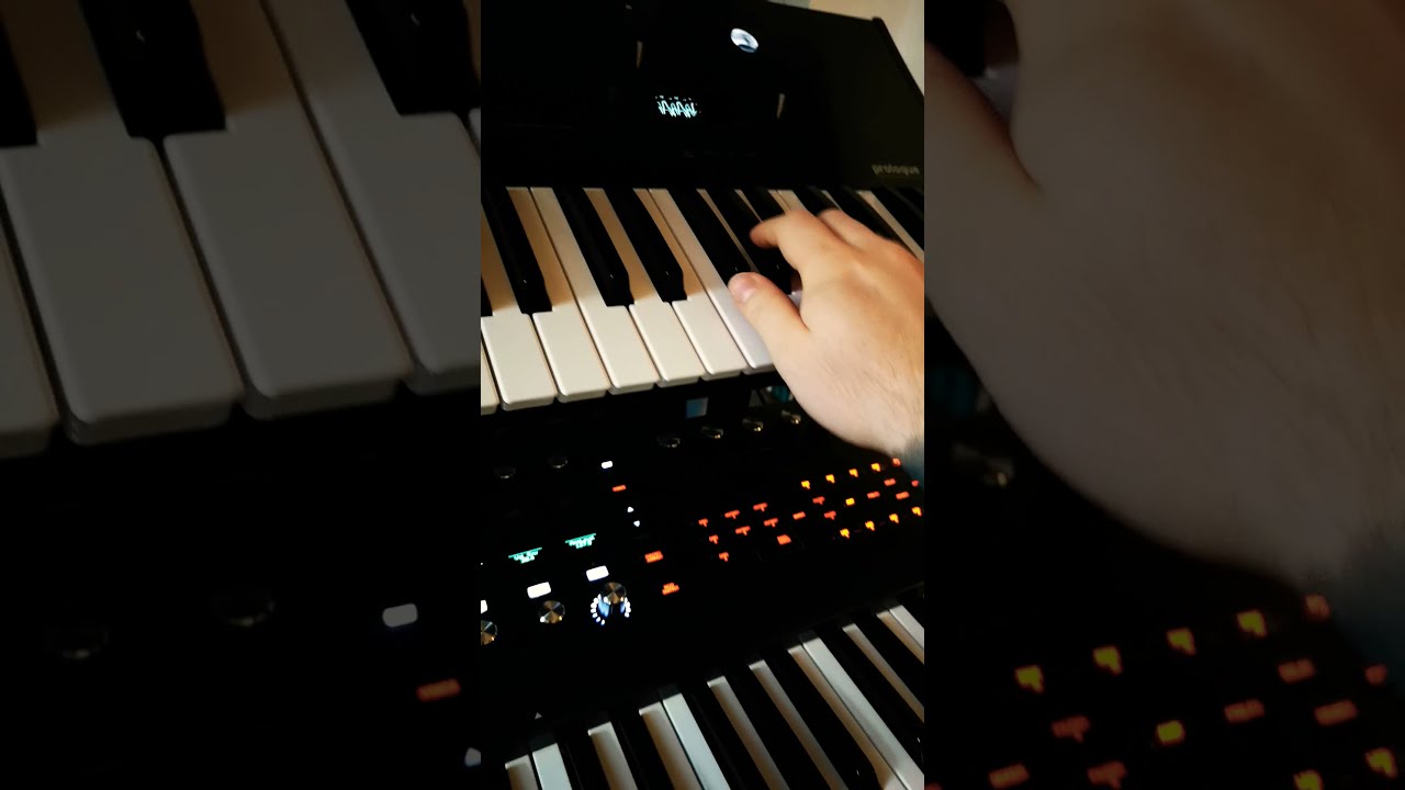 SynthWave Jam #asmhydrasynth #hydrasynth #korgprologue16 #akaimpc #mpcone #dawless #Shorts #musician