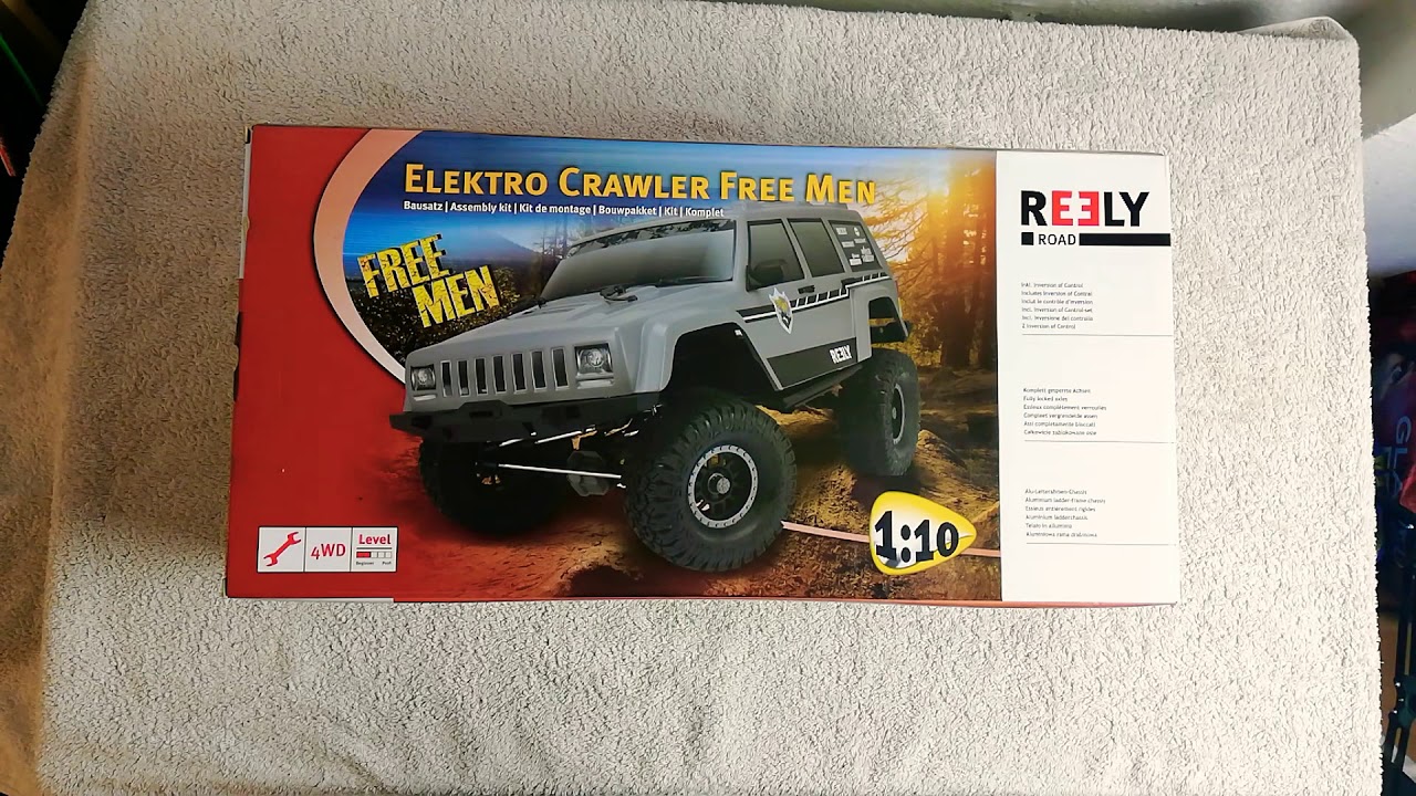 Unboxing Reely Free Men IOC 1:10 Bausatz