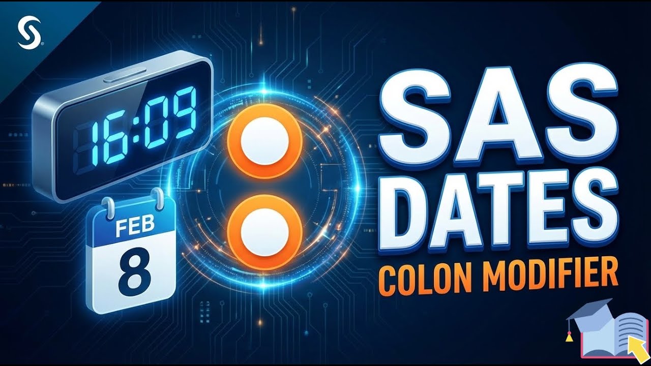 #21 Stop Date Errors! Use Colon Modifier to Read SAS Dates Properly