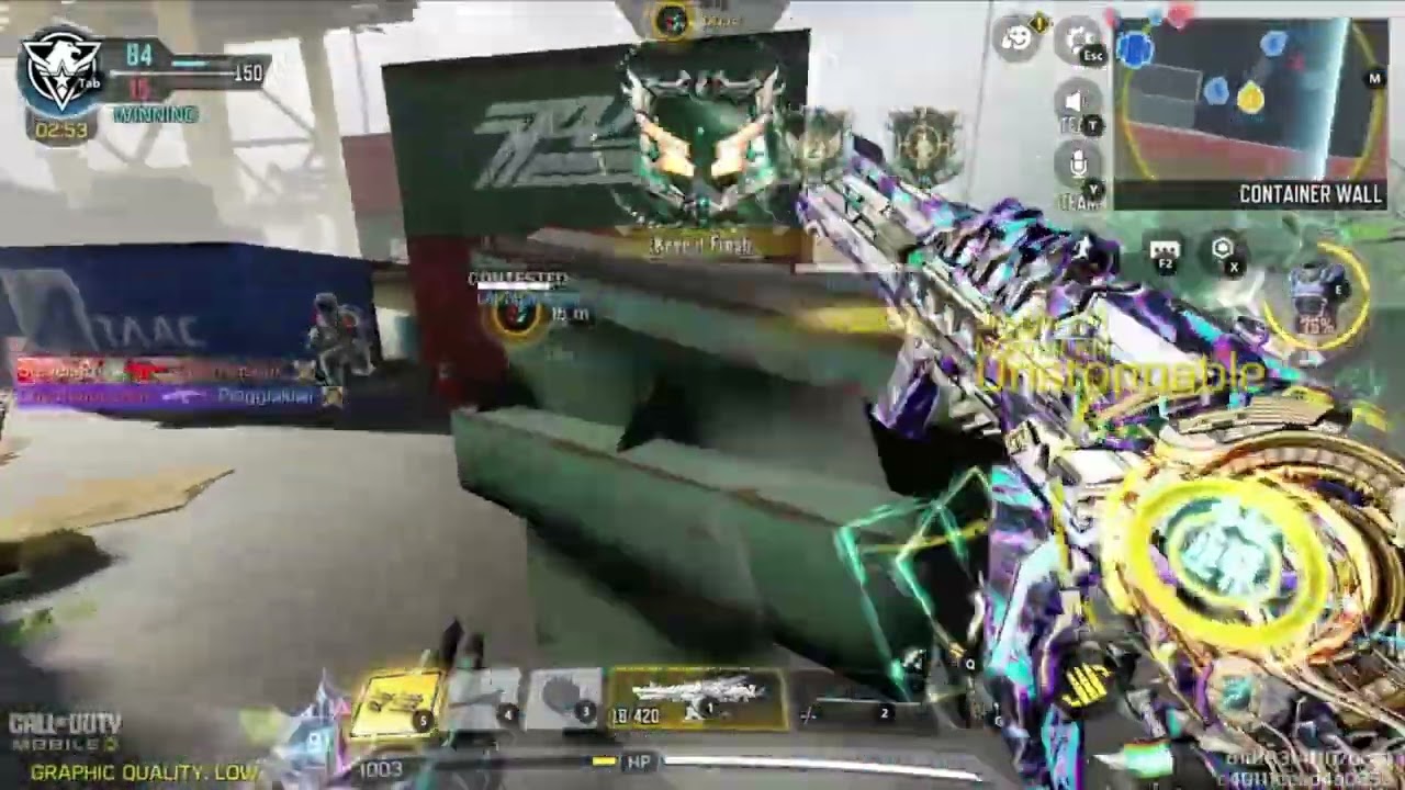 Insane 162-3 Match on Shipment on Hardpoint (COD Mobile)