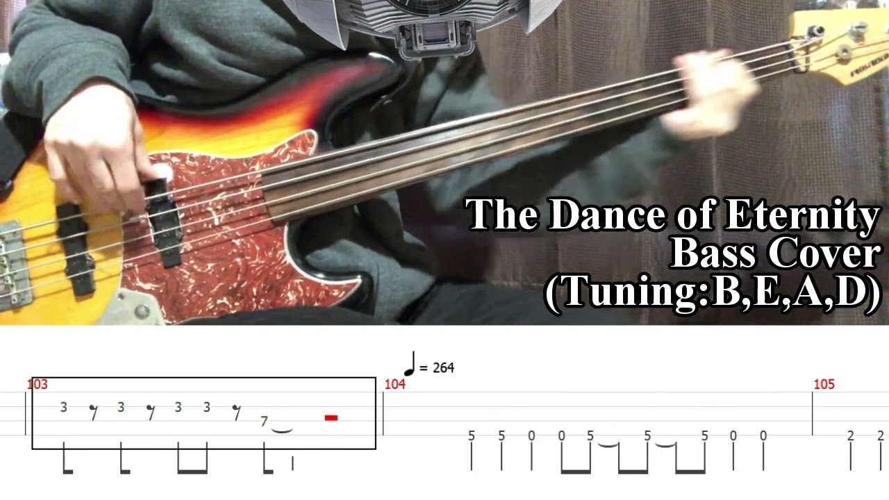 Dream Theater - The Dance of Eternity (Bass Cover + Tab)