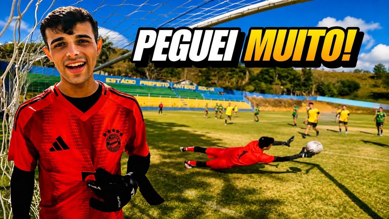 FIZ 4 DEFESAÇAS NO JOGO, PARECIA O NEUER!