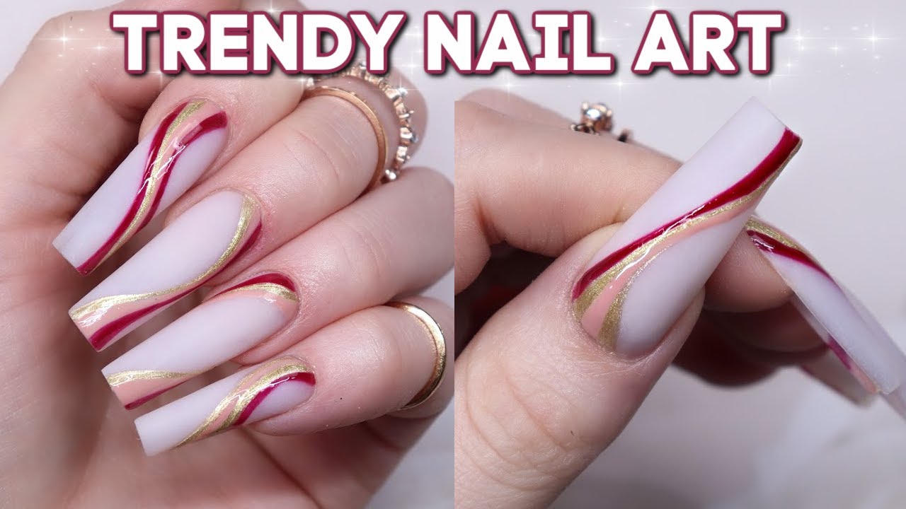 TRENDY NAIL ART ✨ SWIRL NAILS