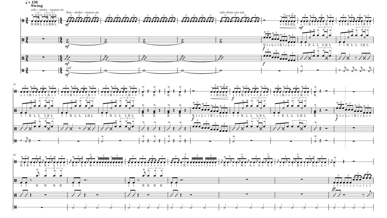 Destruction – Drumline Cadence