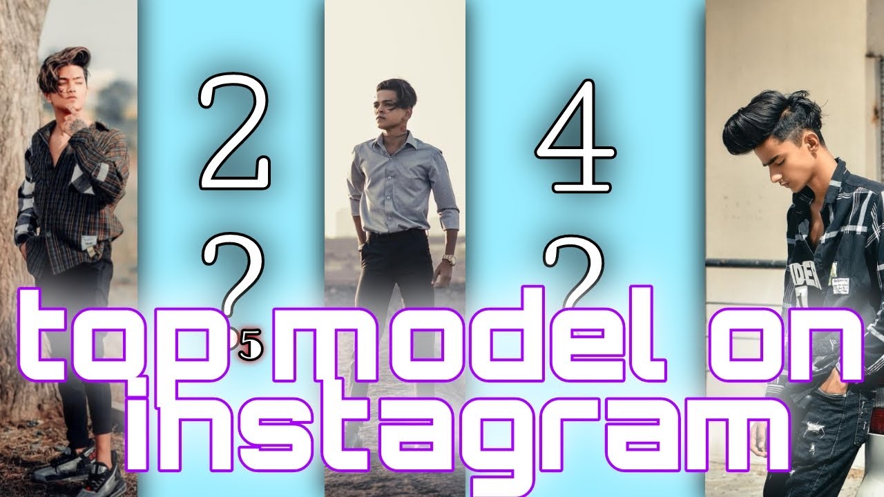 Top 5 models on instagram 🧐|| and his followers || and instagram ID