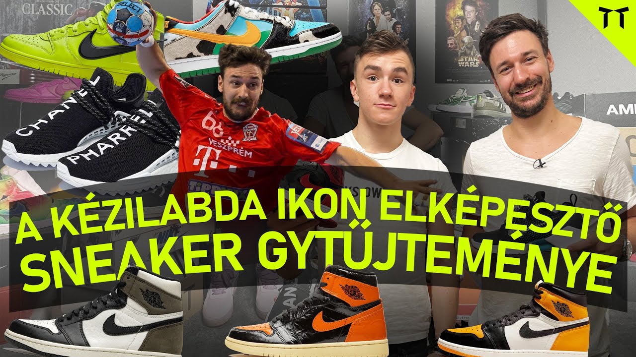 Egyedülálló sneaker gyűjtemény Lékai Máténál 🍪 Szekrénytúra a kézilabda ikonnál