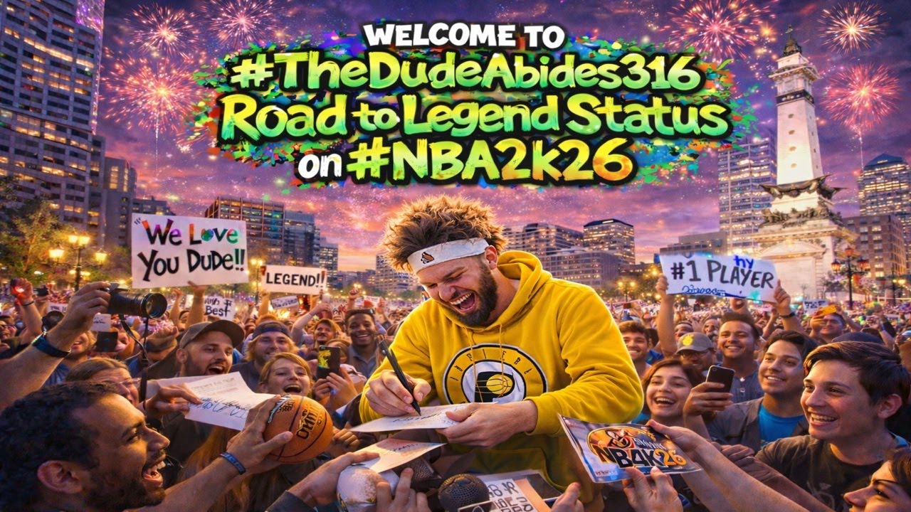 Welcome to #TheDudeAbides316 Road to #LegendStaus on #NBA2k26