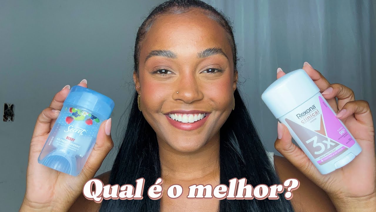 RESENHA | DESODORANTE SECRET OU REXONA CLINICAL? | QUAL É MELHOR? 🧴