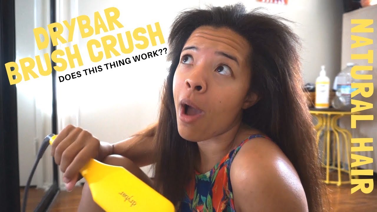 Drybar The Brush Crush | Does it work on NATURAL hair??