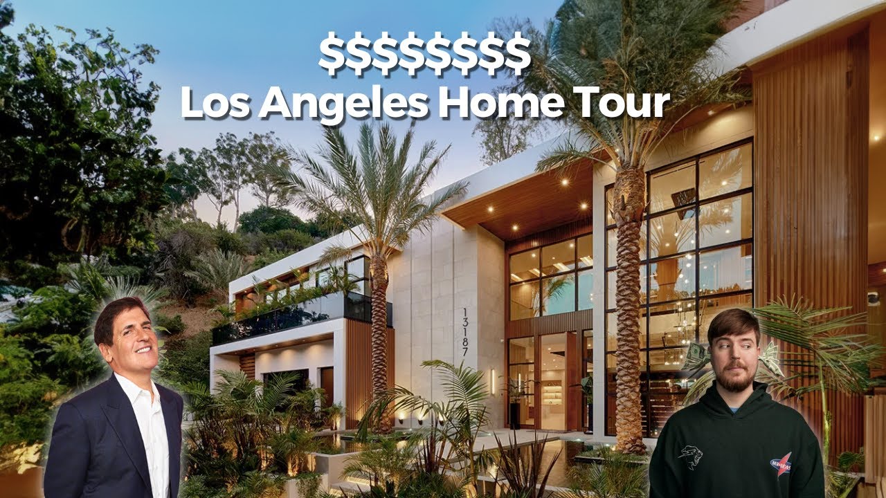 Walkthrough of the $45M Luxury Home Mr. Beast and Mark Cuban Toured #markcuban #mrbeast