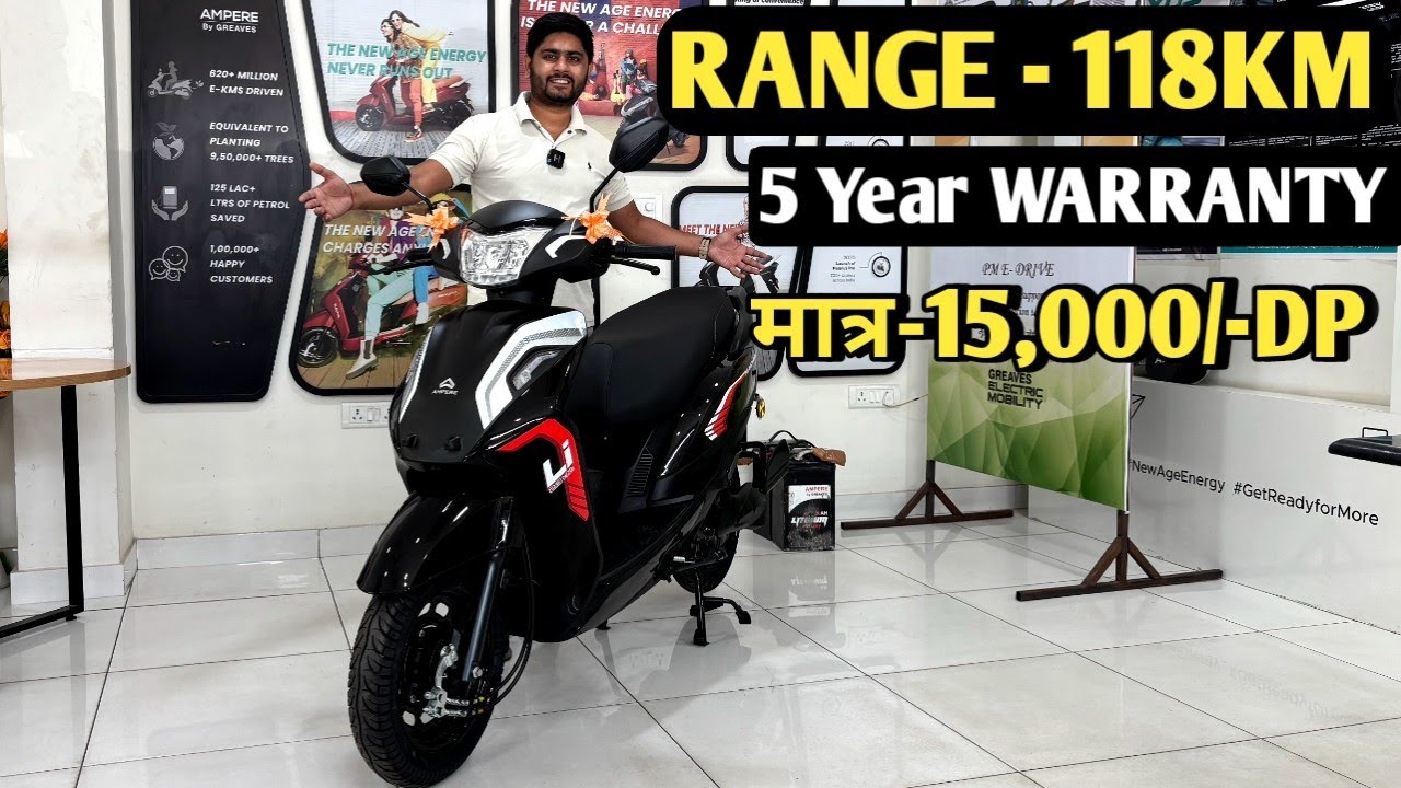 Range 118km | Ampere Magnus Neo Electric Scooter | PoweronTorque