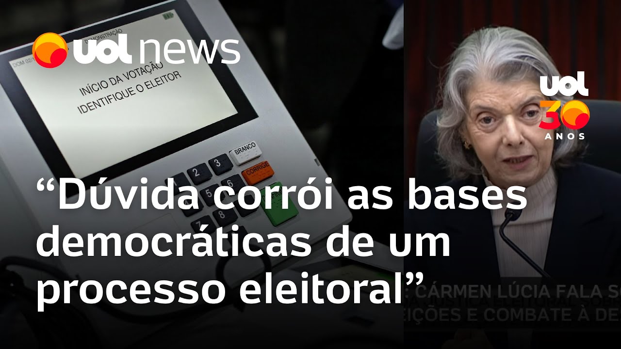Cármen Lúcia aponta IA como grande desafio das eleições: 