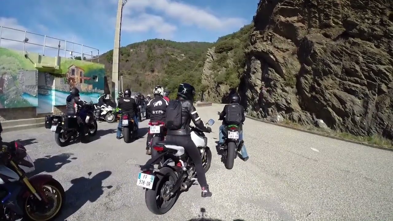 Balade moto Villefort 20/02/2022