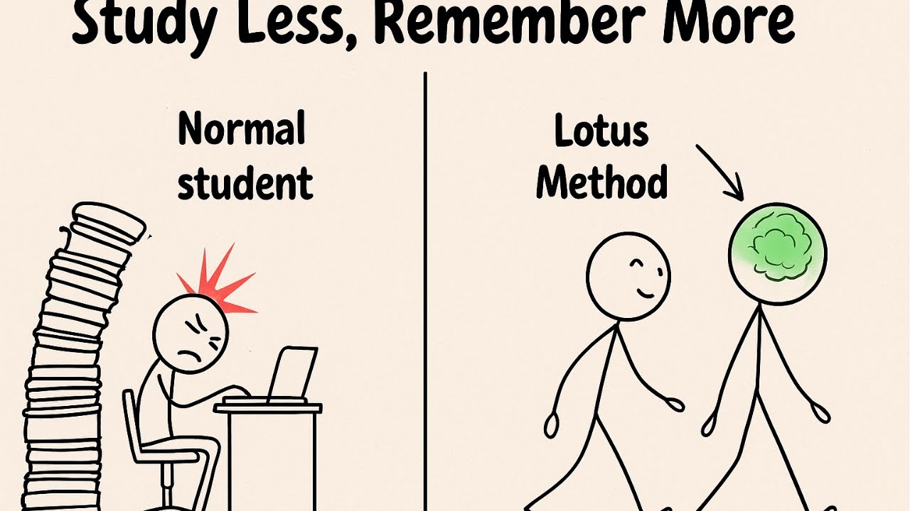 How to Force Your Brain to Study (The Lotus Method That Actually Works)