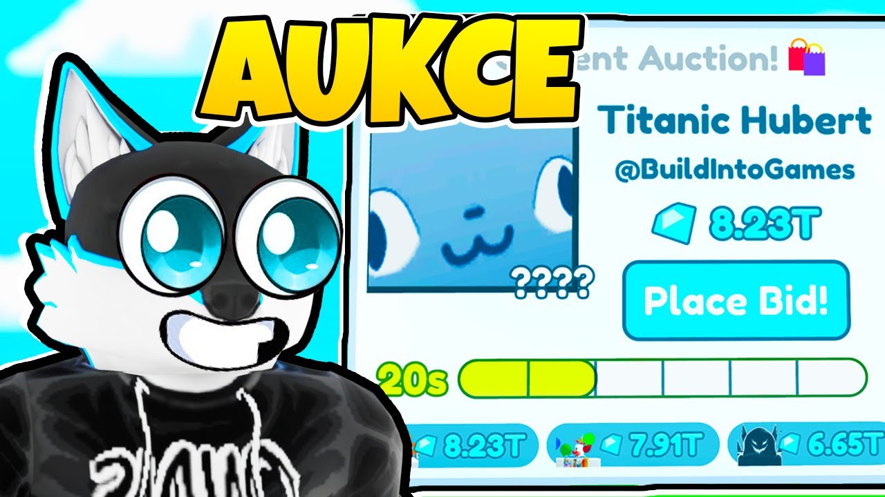 AUKCE V PET SIMUL&Aacute;TORU ??🤑 Pet Simulator X UPDATE
