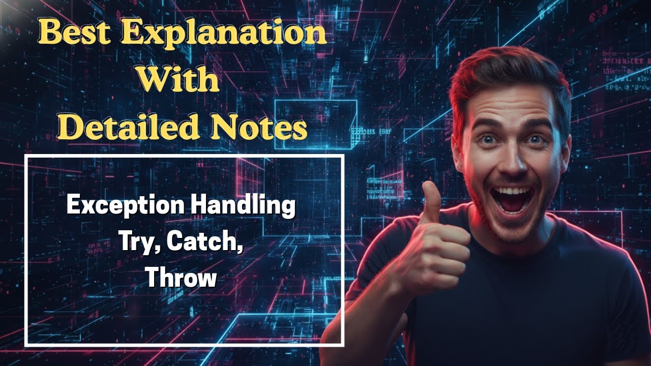 [329] Exception Handling Try, Catch, Throw (Object-Oriented Programming)