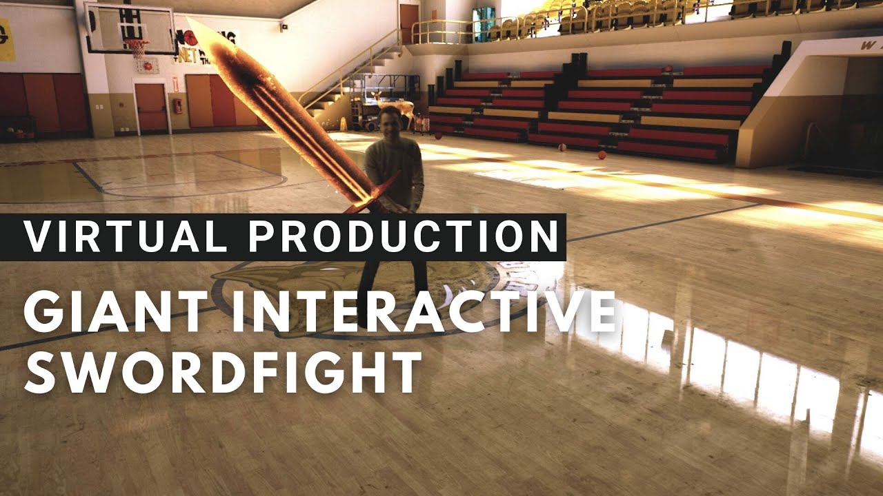 Interactive Swordfight in Virtual Production - tracked with Antilatency