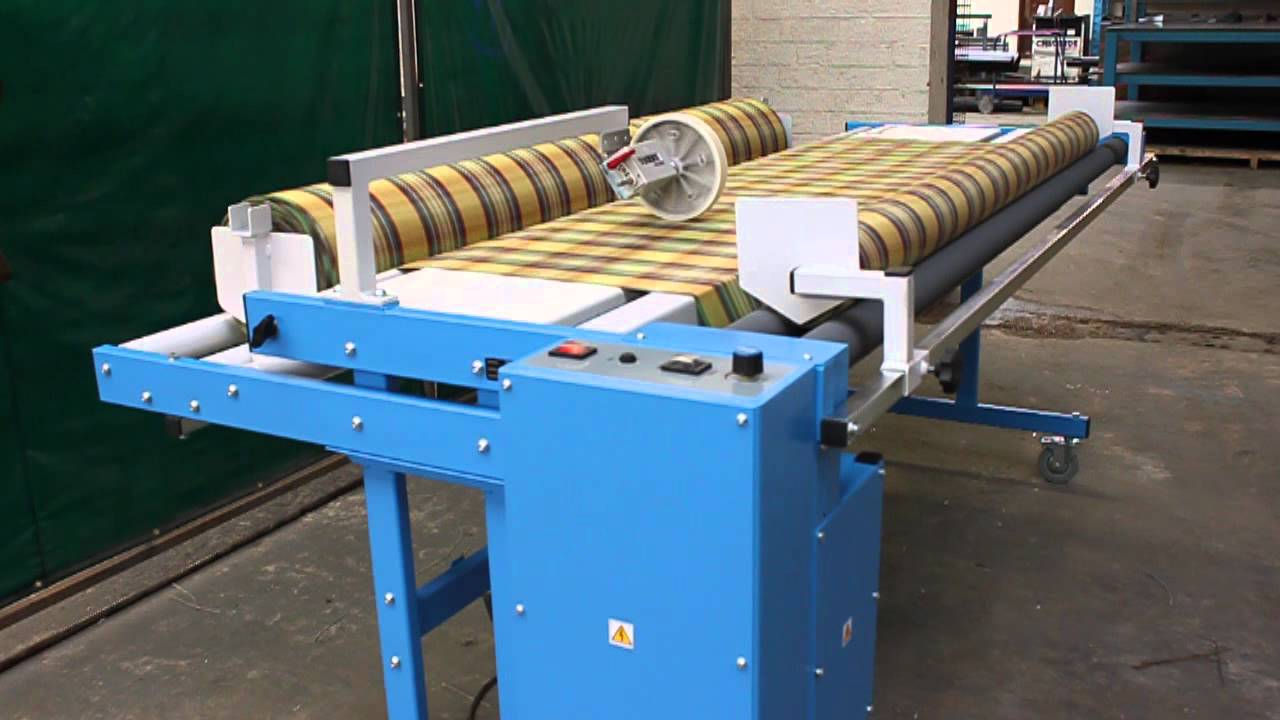 Polymaster PM-II cloth rolling, measuring and cutting
