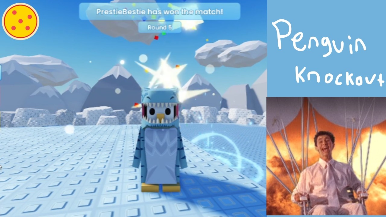 I played Penguin Knockout with a friend!