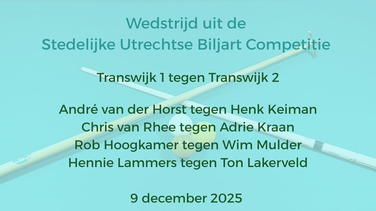 Transwijk 1 tegen Transwijk 2