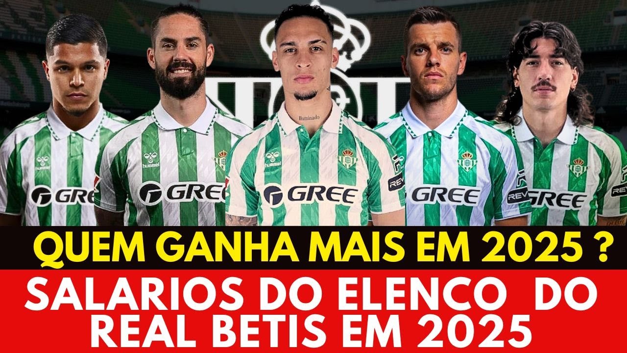 Você Não Vai Acreditar nos SALÁRIOS de Isco, Antony, Cucho Hernández e Lo Celso no Real Betis!