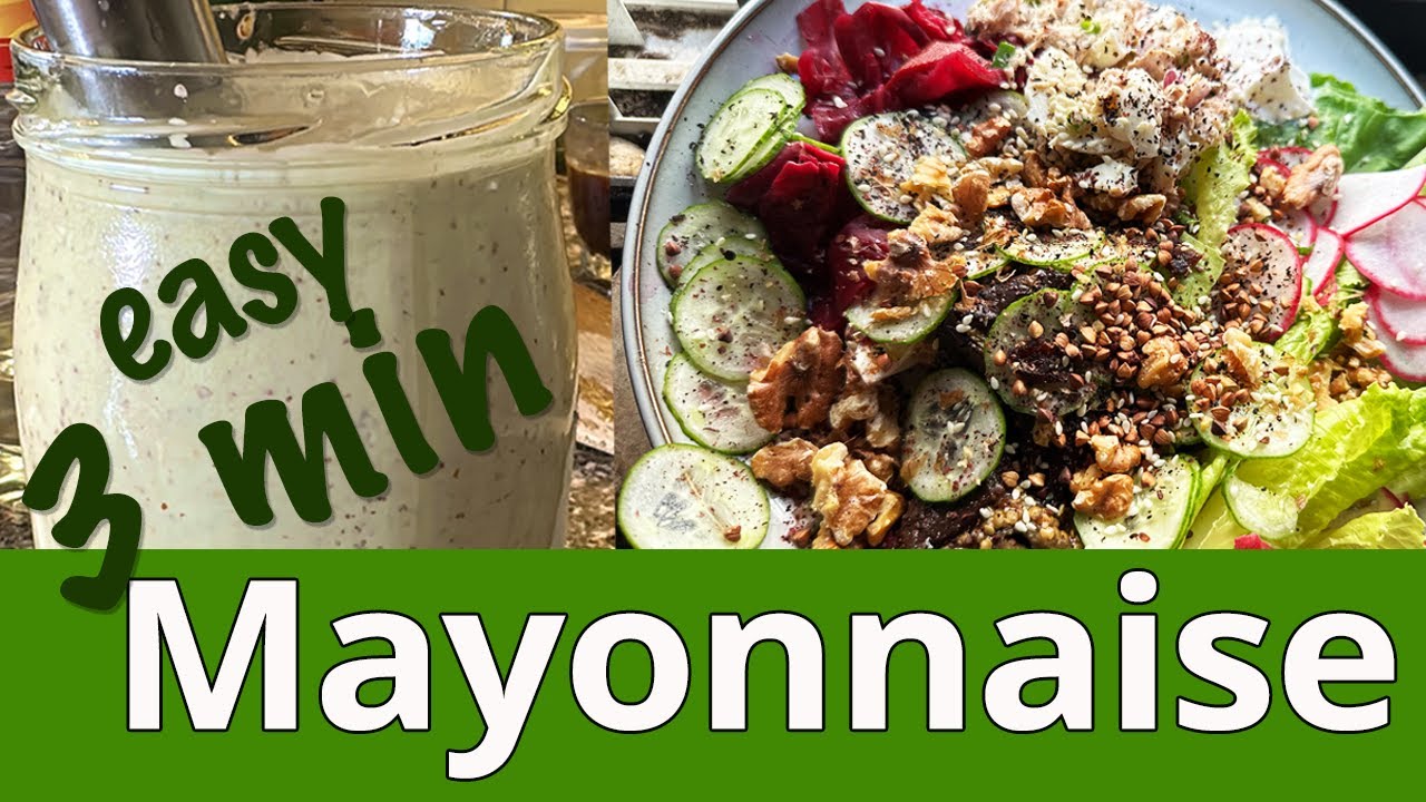 Easiest Homemade Mayo You’ll Ever Make | 4 Ingredients, 5 Minutes!