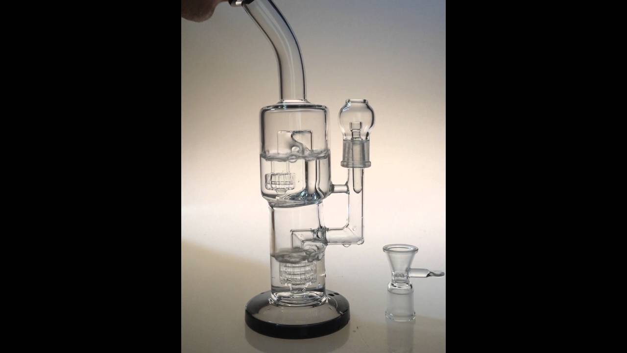 Diamond Glass   Direct Inject Gridded Carousel to Shower Head Percolator
