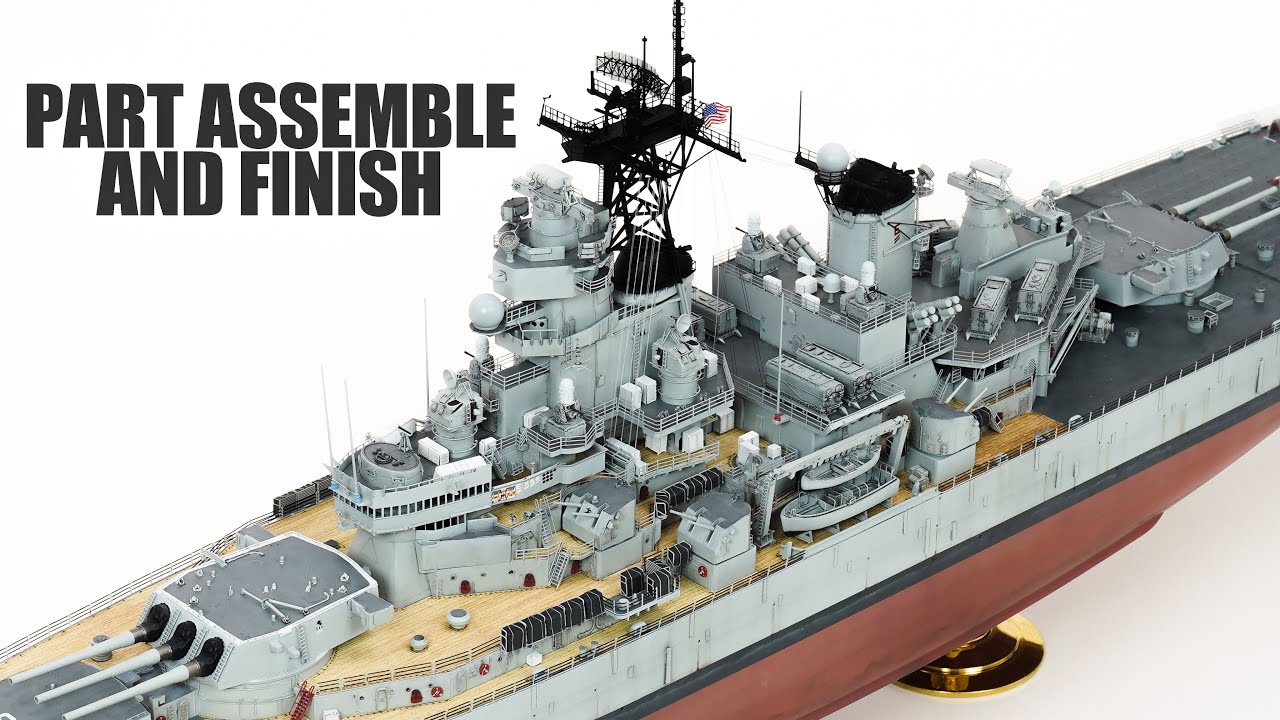 Making 1/350 BB-63 Missouri cica1991- part3 Finish