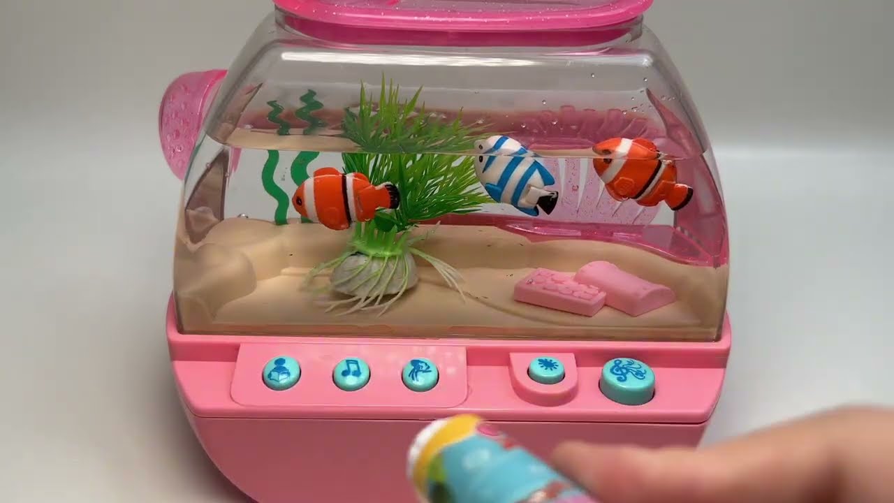 ASMR Toys Satisfying Relaxing | IMMERSE Yourself in Aquarium Unboxing & Water Sounds