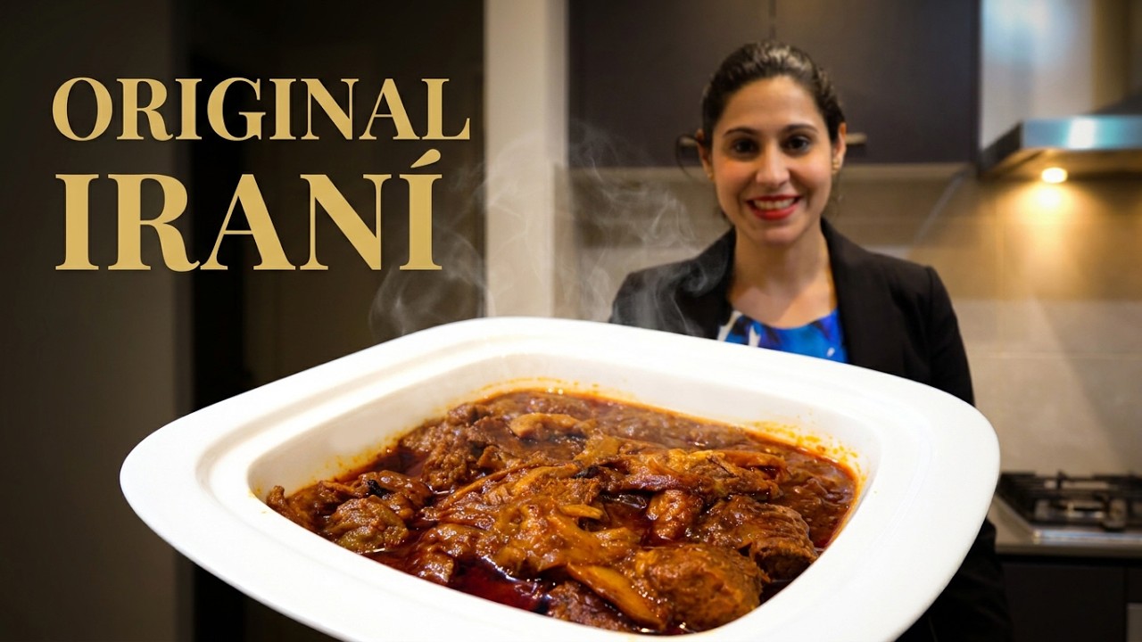 Estofado de Berenjenas | Receta de Khoreshteh Bademjan ORIGINAL iraní