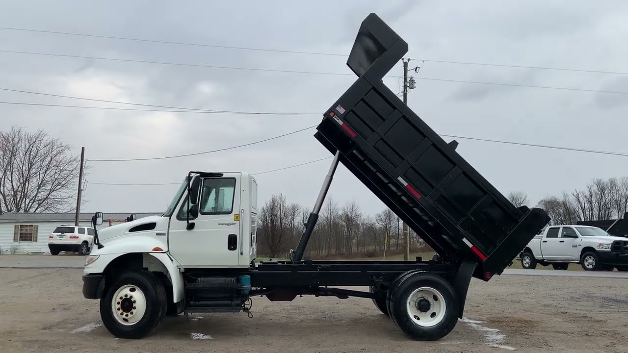 Stock# 9526 -  2012 International 4400 with New 12 Foot Dump Bed