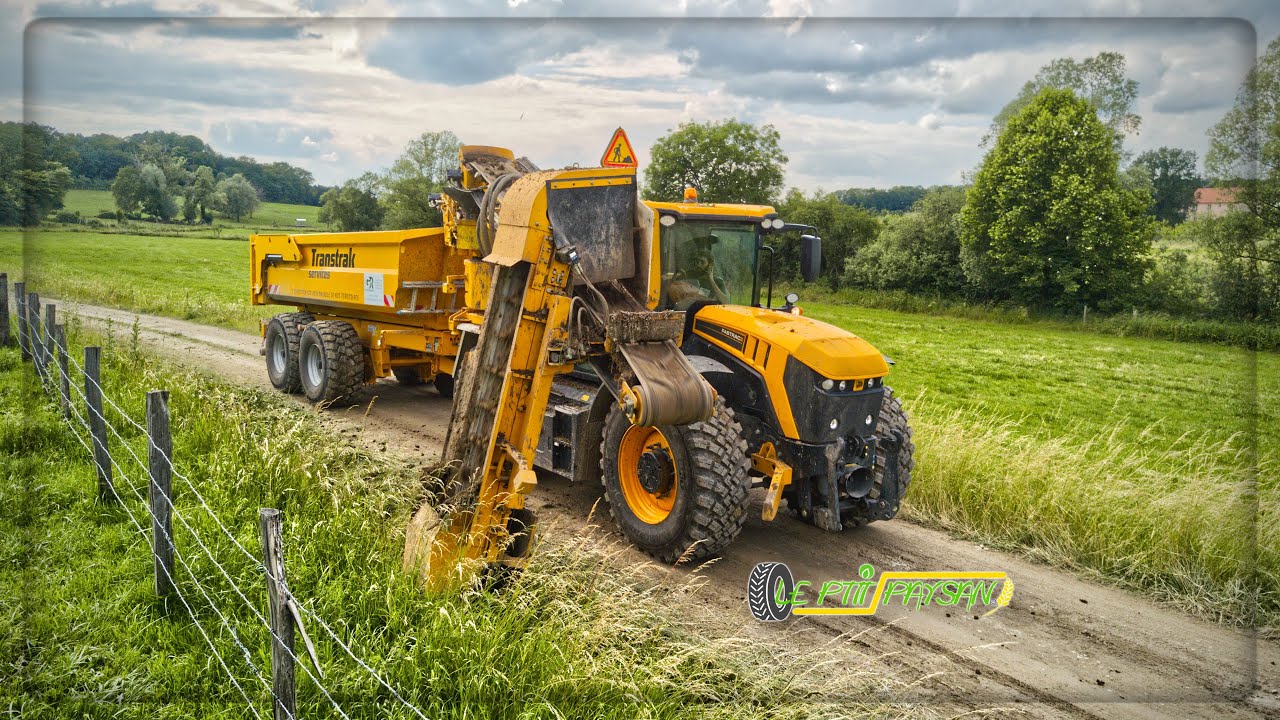 🚧 UNE MACHINE ATYPIQUE au CURAGE des FOSSÉS ! 💨🟡 | Cureuse TRANSTRAK CF500 | GR ENVIRONNEMENT 🌱