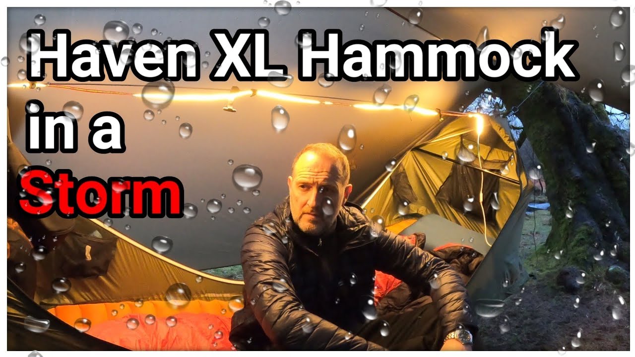 Гамак Haven XL в шторм!