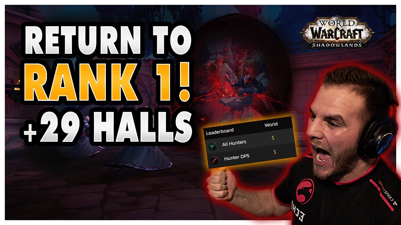 Back to Rank 1!! | +29 Halls of Atonement | Echo Gingi Hunter PoV