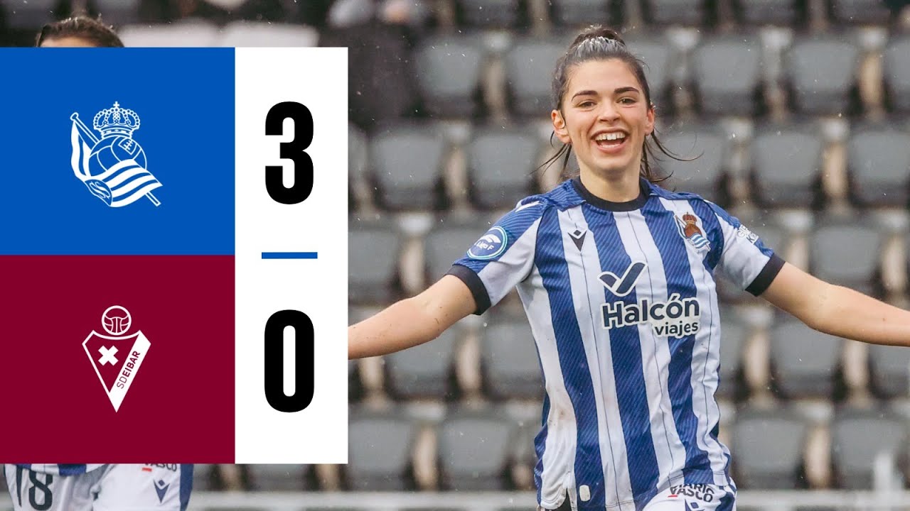 HIGHLIGHTS | Liga F 25-26 | J17 |  Real Sociedad 3-0 SD Eibar