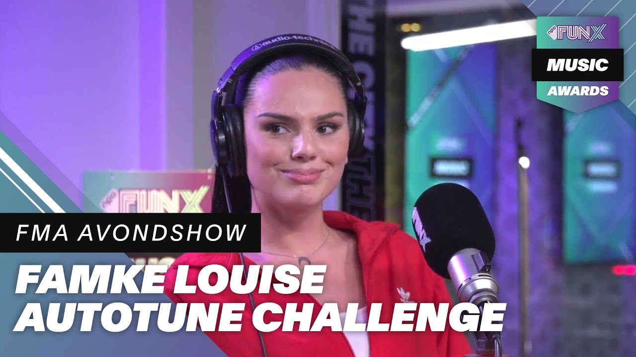 AUTOTUNE CHALLENGE: FAMKE LOUISE gooit haar EIGEN VERSE op ‘TOUT EST BON’! | FMA Avondshow 2020