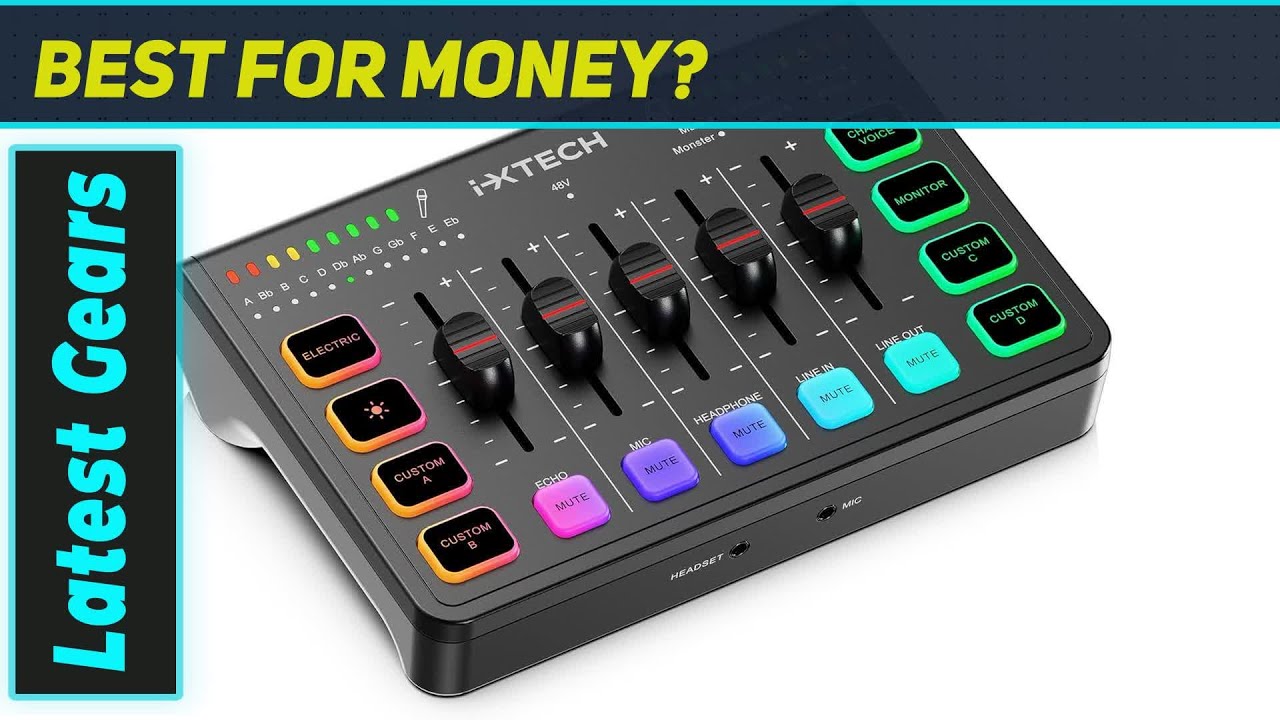 IXTECH Gaming Audio Mixer: Your Best Streaming Soundboard?