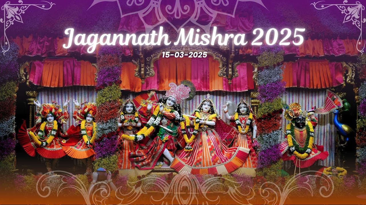 Jagannath Mishra Festival | ISKCON Chowpatty | 15-03-2025
